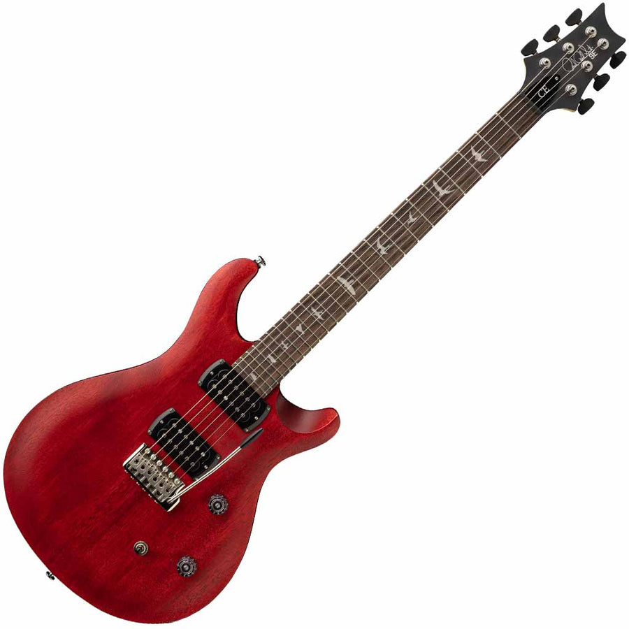 PRS SE CE 24 Standard Satin Electric Guitar in Vintage Cherry