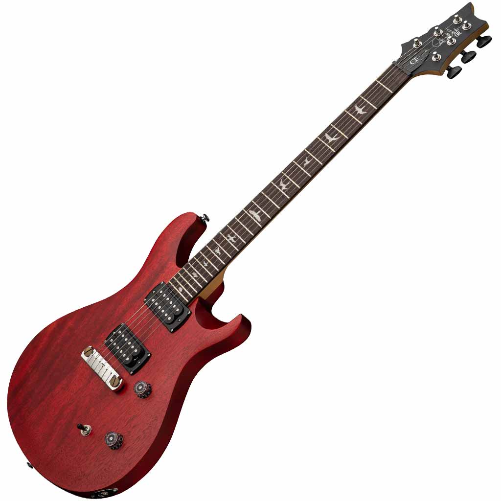 Paul Reed Smith SE CE 24 Standard Stoptail Satin Electric Guitar in Vintage Cherry
