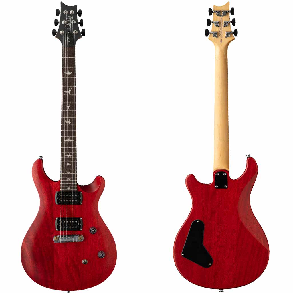 Paul Reed Smith SE CE 24 Standard Stoptail Satin Electric Guitar in Vintage Cherry