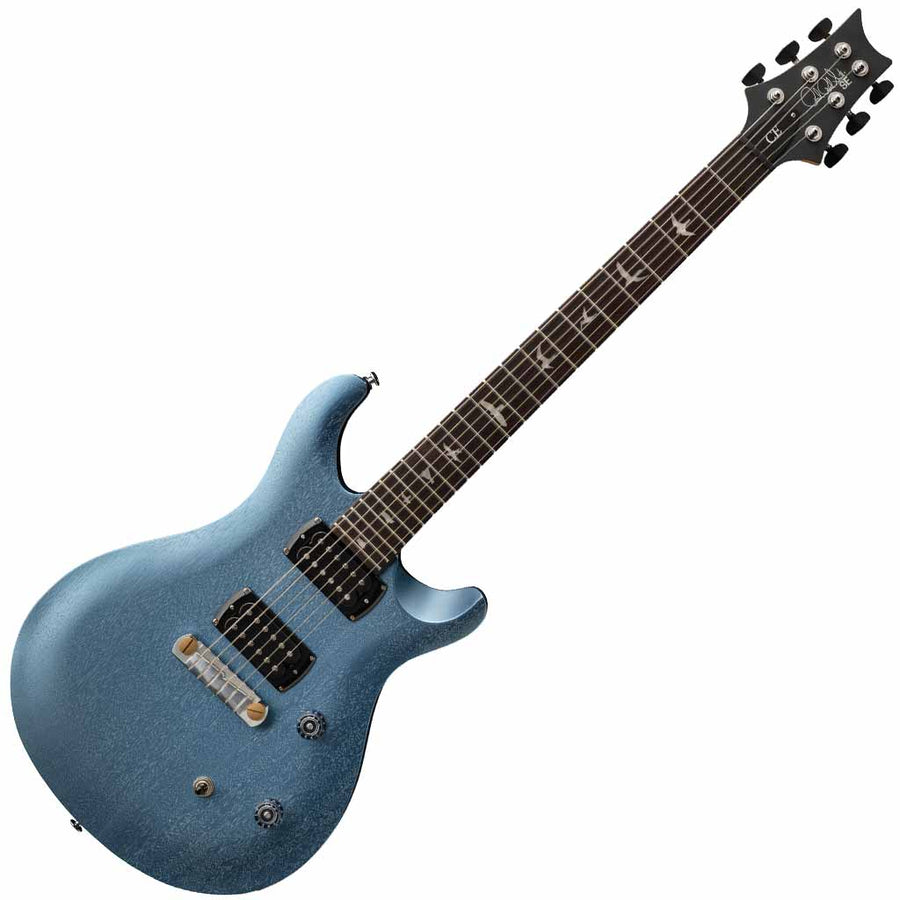 Paul Reed Smith SE CE 24 Standard Stoptail Satin Electric Guitar in Ice Blue Metallic
