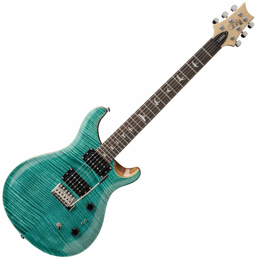 Paul Reed Smith SE Custom 24-08 Electric Guitar in Turquoise