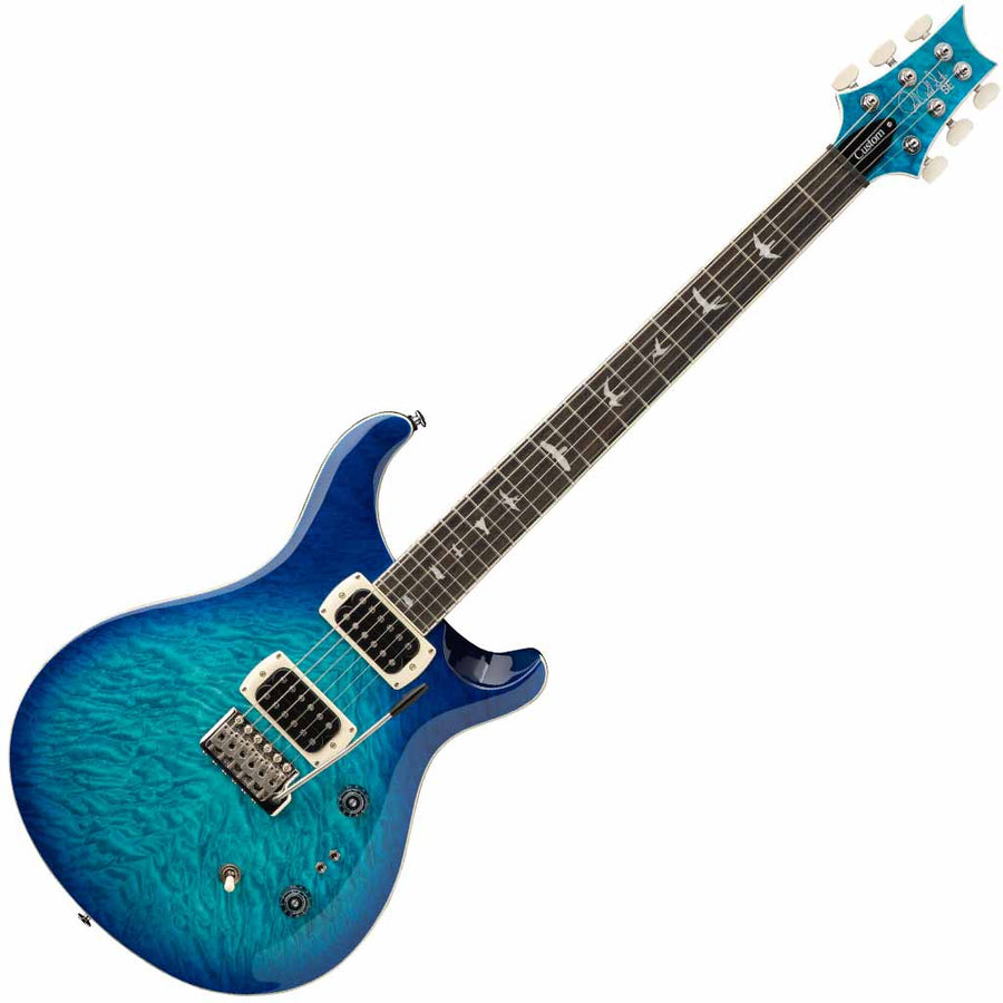 PRS SE Custom 24-08 Quilt Electric Guitar in Lake Blue