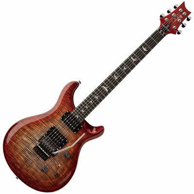 Paul Reed Smith SE Custom 24 'Floyd' Electric Guitar in Charcoal Cherry Burst