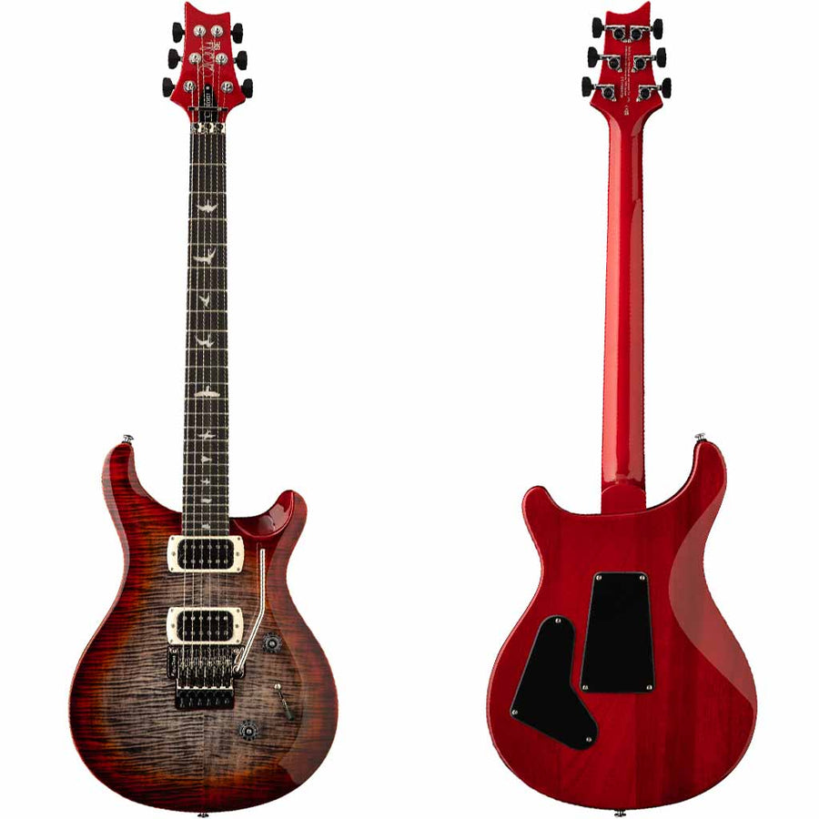 PRS SE Custom 24 Floyd Electric Guitar in Charcoal Cherry Burst