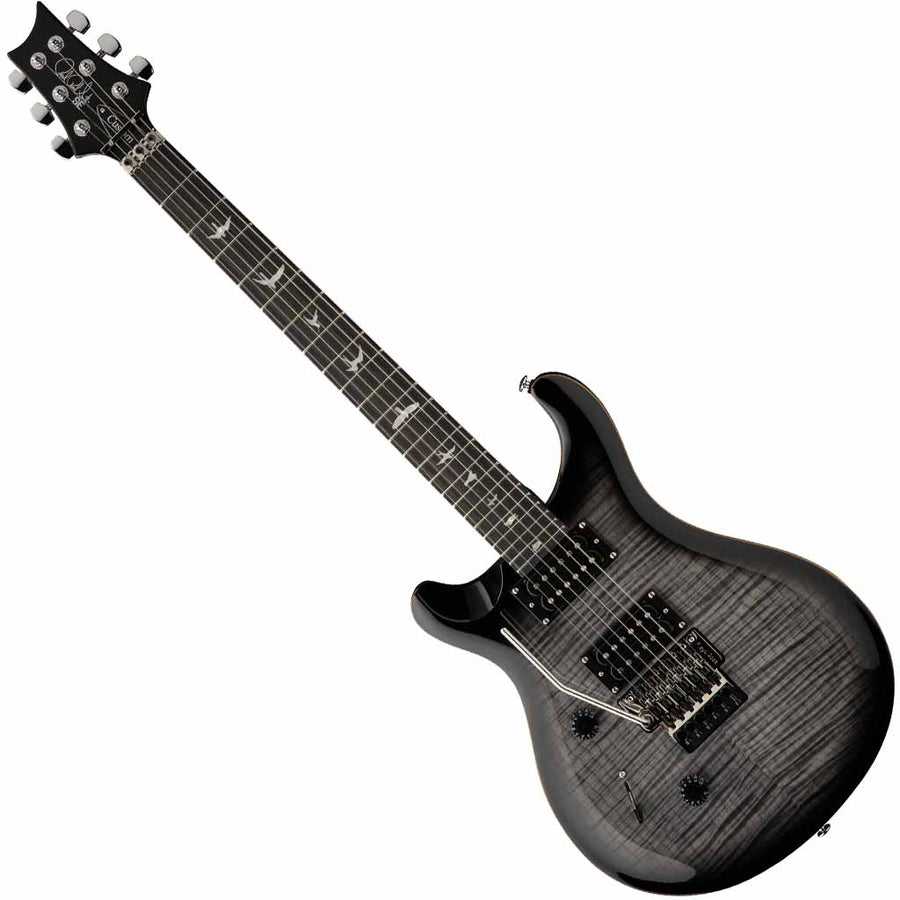 Paul Reed Smith SE Custom 24 'Floyd' Lefty Electric Guitar in Charcoal Burst