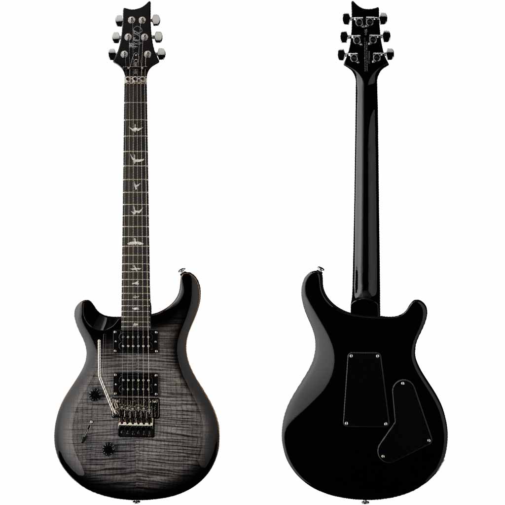 Paul Reed Smith SE Custom 24 'Floyd' Lefty Electric Guitar in Charcoal Burst