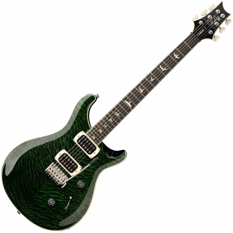 PRS SE Custom 24 Quilt Electric Guitar in Teal Black
