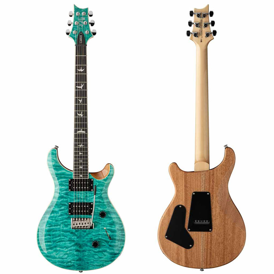 Paul Reed Smith SE Custom 24 Quilt Electric Guitar in Turquoise