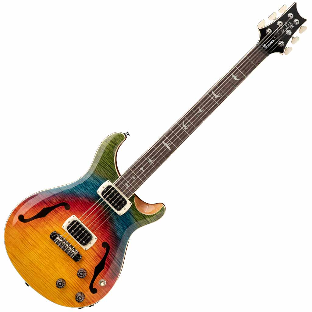 PRS SE Ed Sheeran Hollowbody I Piezo Baritone Electric Guitar in Kaleidoscope