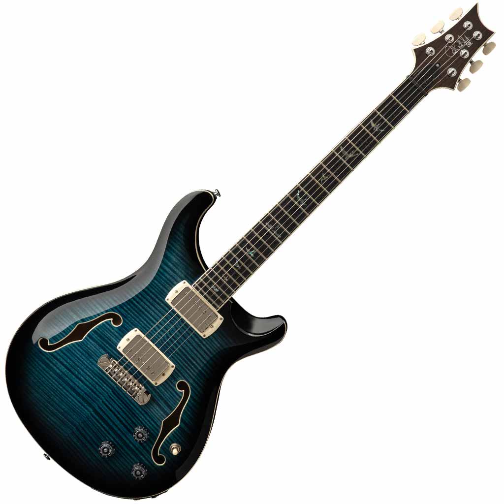 Paul Reed Smith SE Hollowbody II Piezo Electric Guitar in Peacock Blue