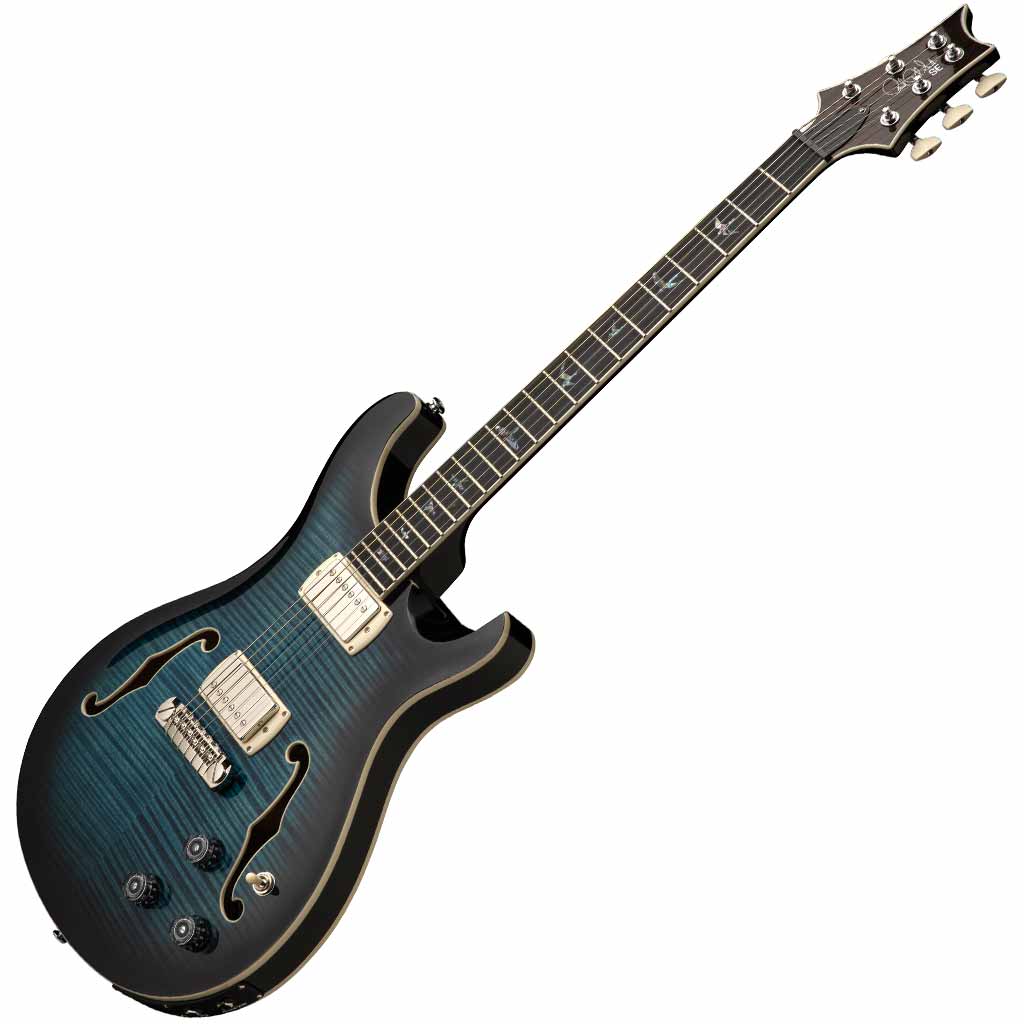 Paul Reed Smith SE Hollowbody II Piezo Electric Guitar in Peacock Blue