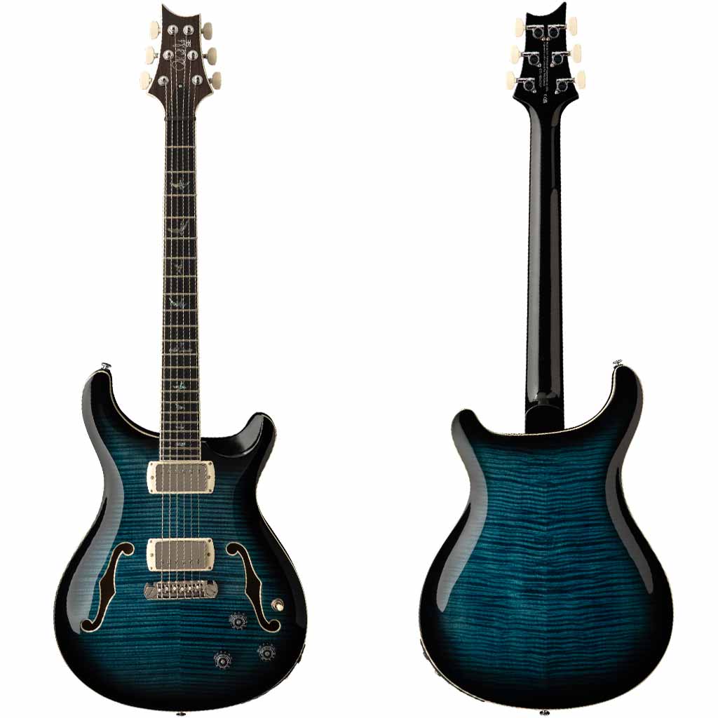 Paul Reed Smith SE Hollowbody II Piezo Electric Guitar in Peacock Blue