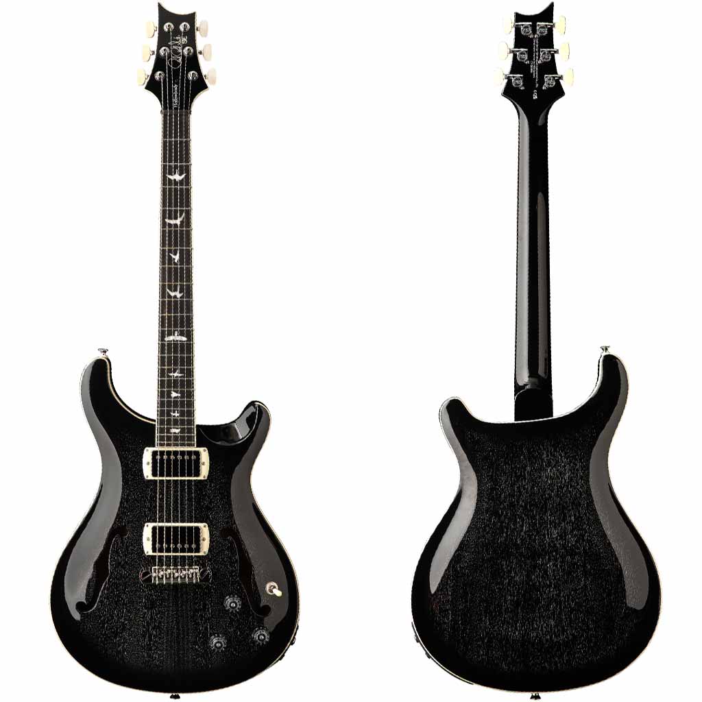 Paul Reed Smith SE Hollowbody Standard Piezo Electric Guitar in Dog Hair Smokeburst