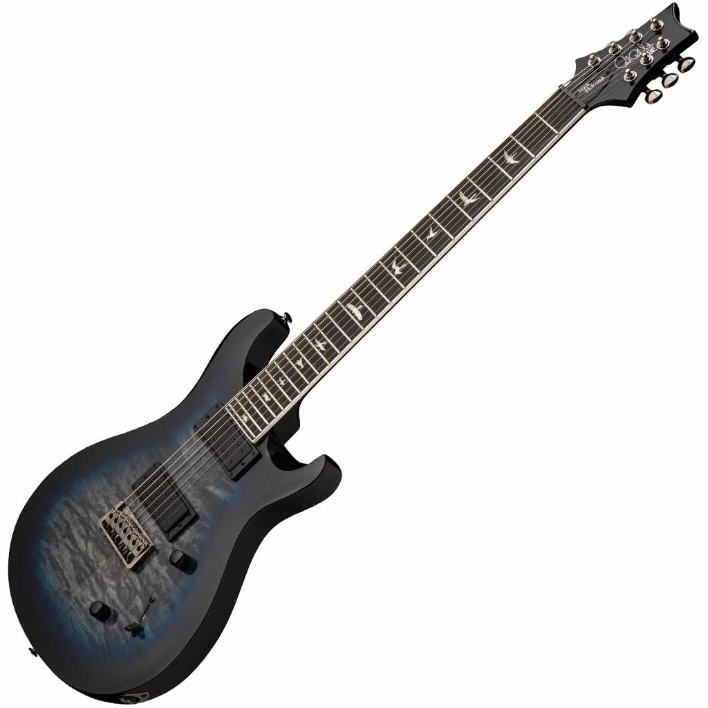 PRS SE Mark Holcomb SVN 7-String Electric Guitar in Holcomb Blue Burst