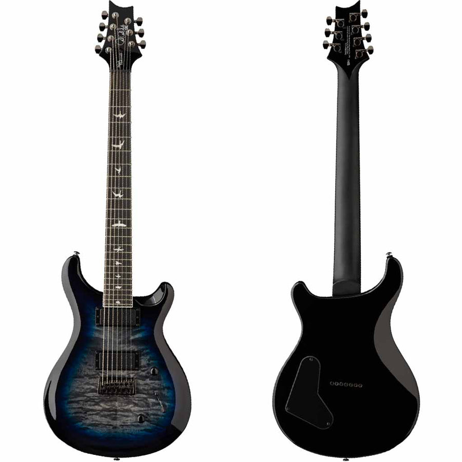 PRS SE Mark Holcomb SVN 7-String Electric Guitar in Holcomb Blue Burst