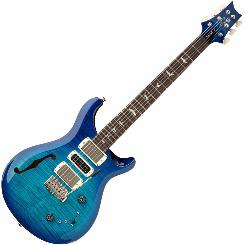PRS SE Special Semi-Hollow Electric Guitar in Lake Blue