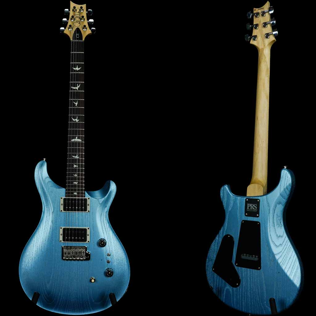 Paul Reed Smith CE 24-08 Swamp Ash Satin Limited Edition Electric Guitar in Frost Blue Metallic