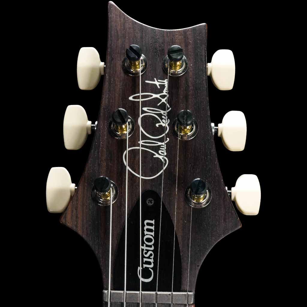 PRS Custom 24 Piezo Electric Guitar in Charcoal Abalone Edgeburst