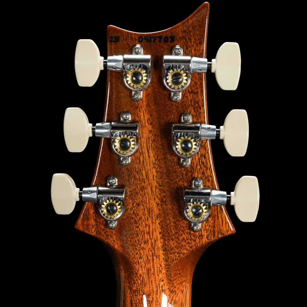 PRS Custom 24 Piezo Electric Guitar in Charcoal Abalone Edgeburst