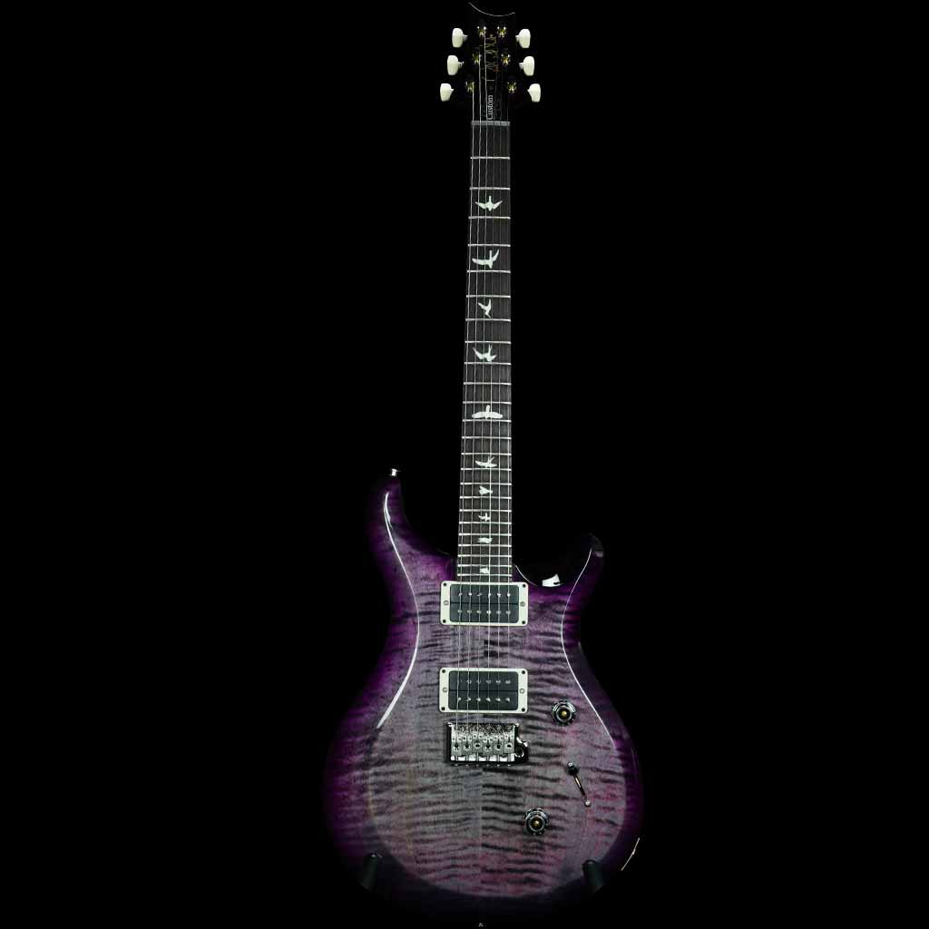 Paul Reed Smith S2 Custom 24 Electric Guitar in Faded Gray Black Purple Burst