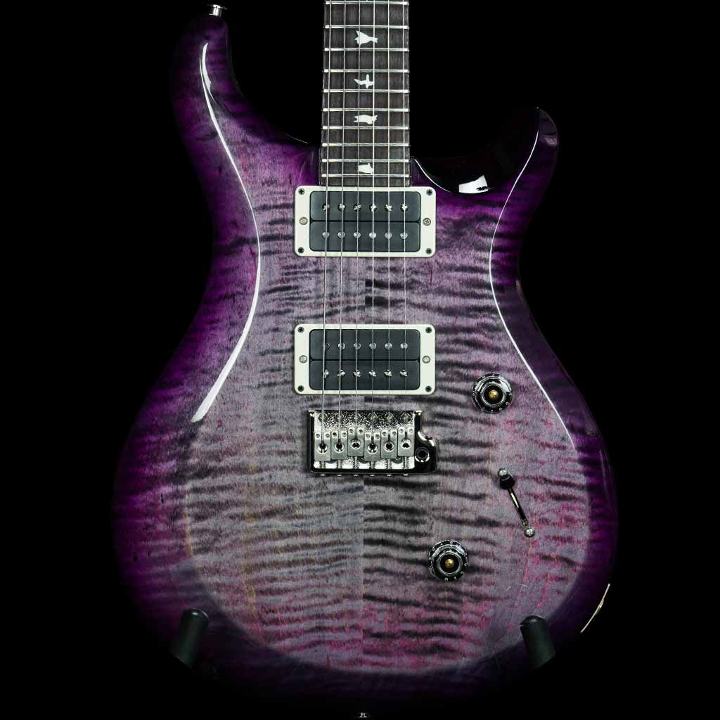Paul Reed Smith S2 Custom 24 Electric Guitar in Faded Gray Black Purple Burst