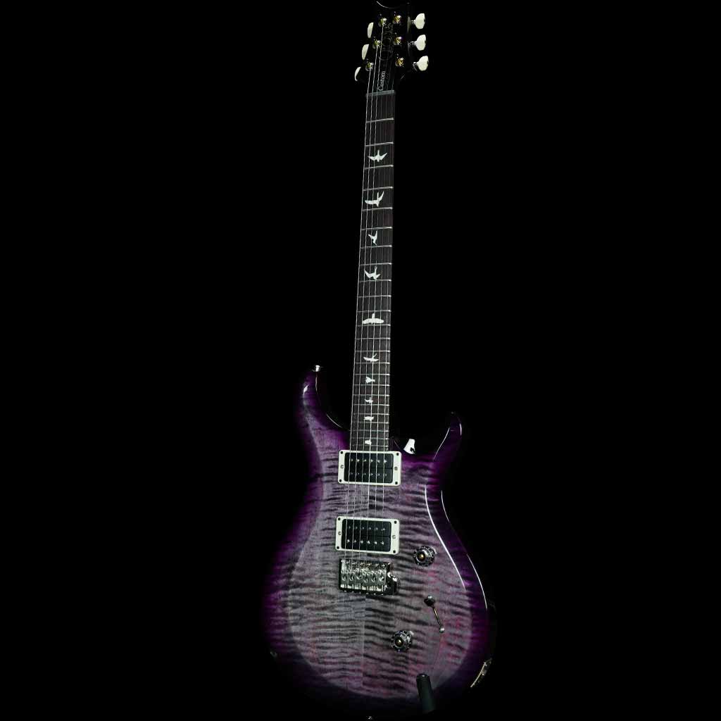 Paul Reed Smith S2 Custom 24 Electric Guitar in Faded Gray Black Purple Burst