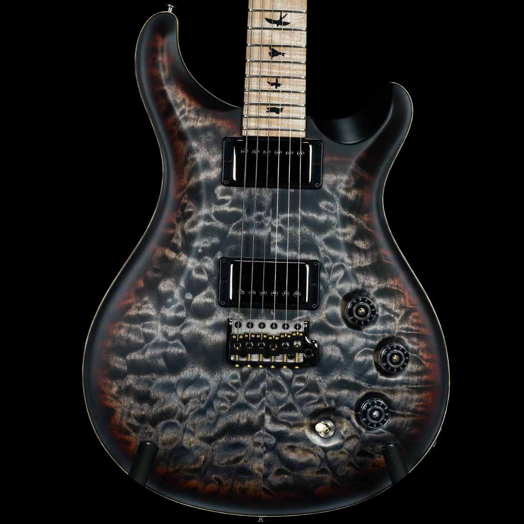 Paul Reed Smith Wood Library DGT Quilt Maple Top Electric Guitar in Charcoal Tri-Color