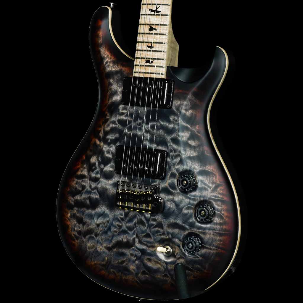 Paul Reed Smith Wood Library DGT Quilt Maple Top Electric Guitar in Charcoal Tri-Color