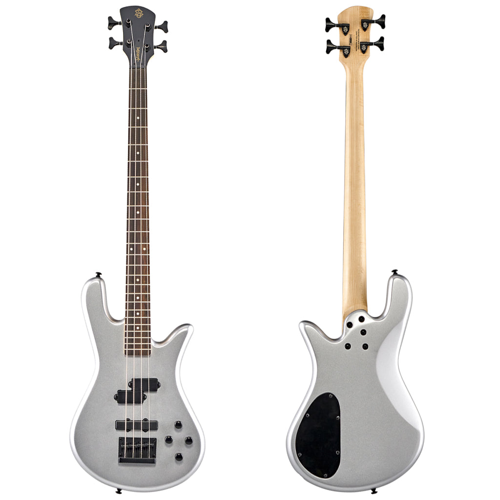 Spector Performer 4 4-String Bass Guitar in Metallic Silver