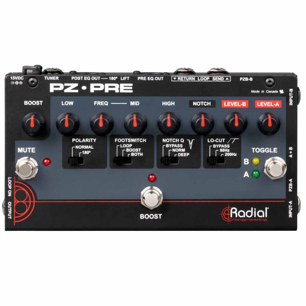 Radial PZ-Pre Acoustic Instrument Preamp