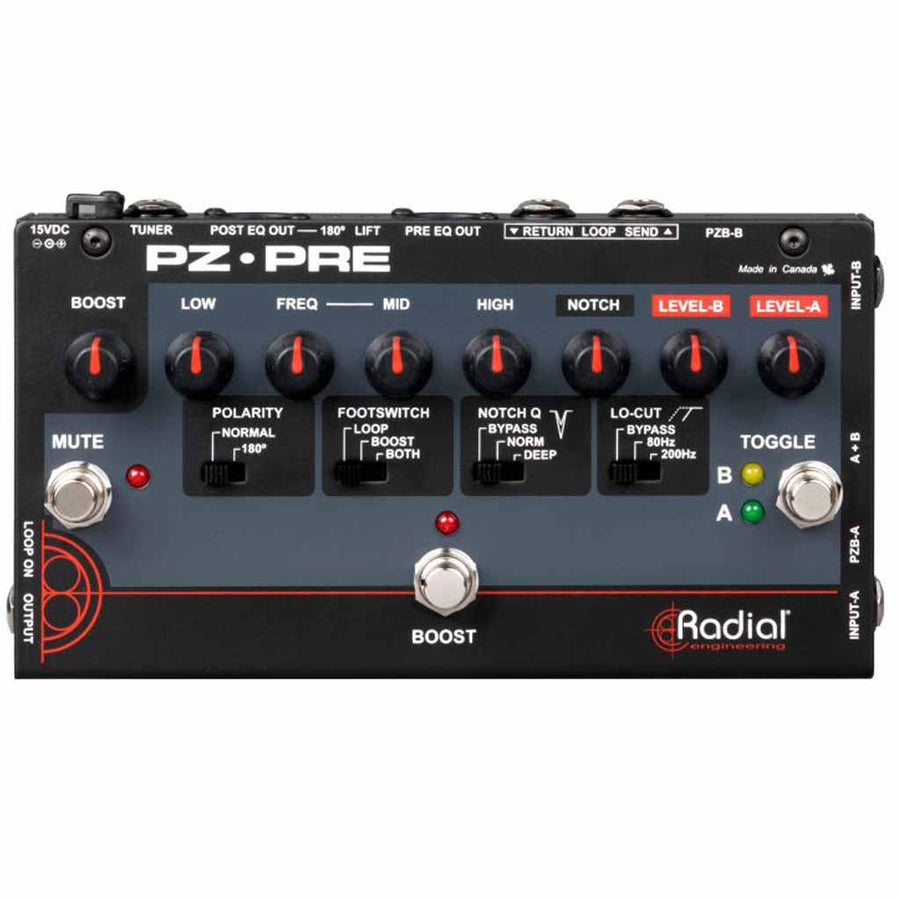 Radial PZ-Pre Acoustic Instrument Preamp