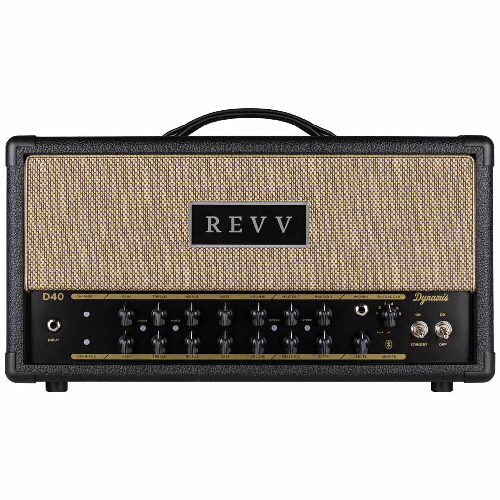 Revv Dynamis D40 40-Watt 2-Channel Tube Amplifier Head
