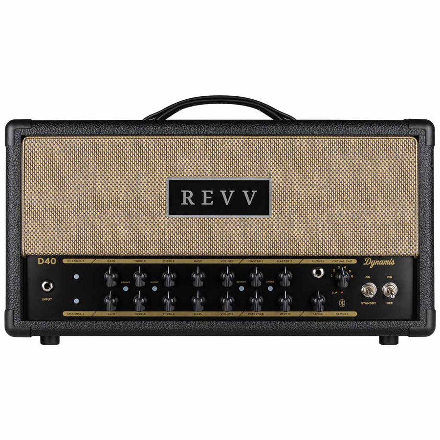 Revv Dynamis D40 40-Watt 2-Channel Tube Amplifier Head
