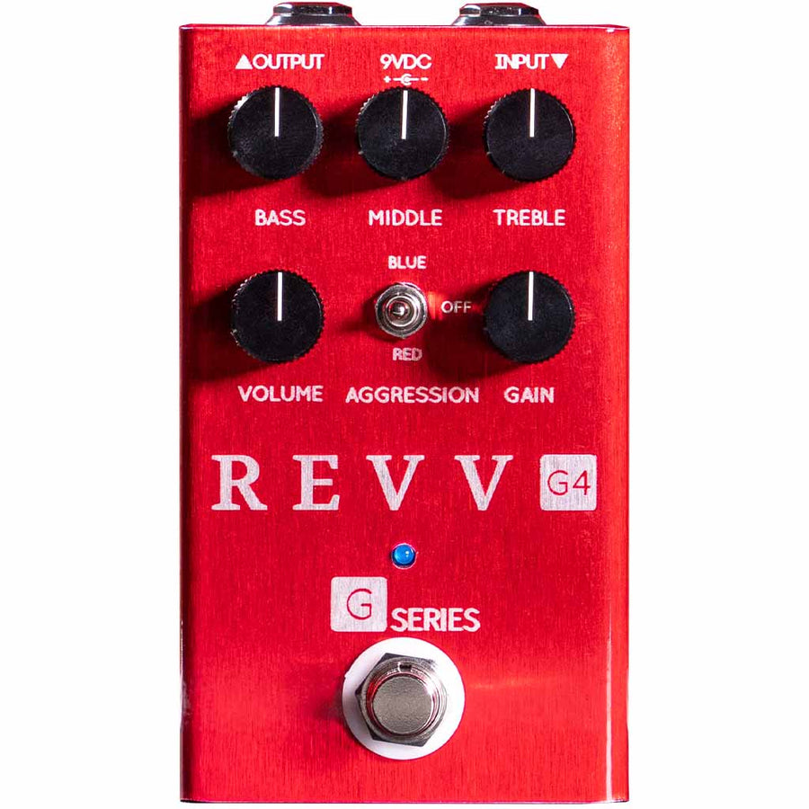 Revv G4 Red Channel Preamp/Overdrive/Distortion Pedal