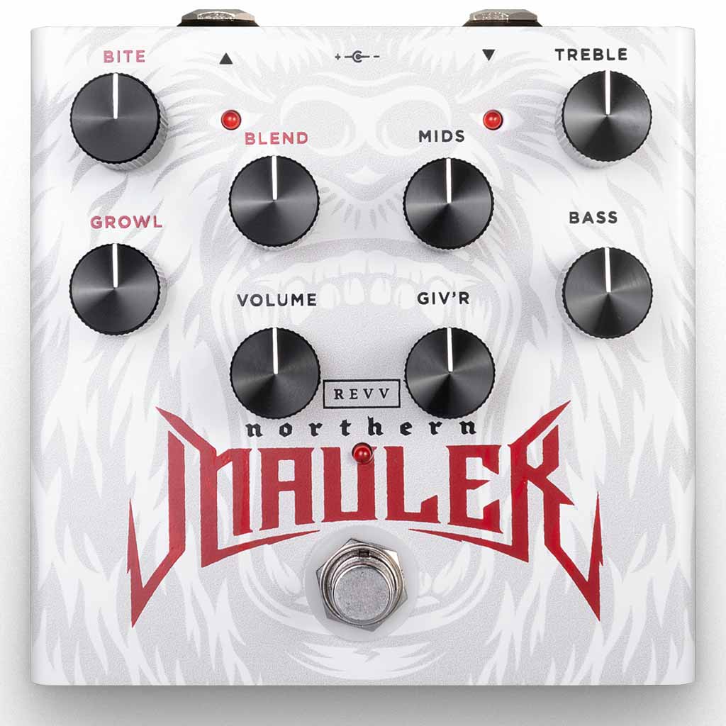 revv distortion pedal Revv Northern Mauler Glenn Fricker Signature Distortion Pedal