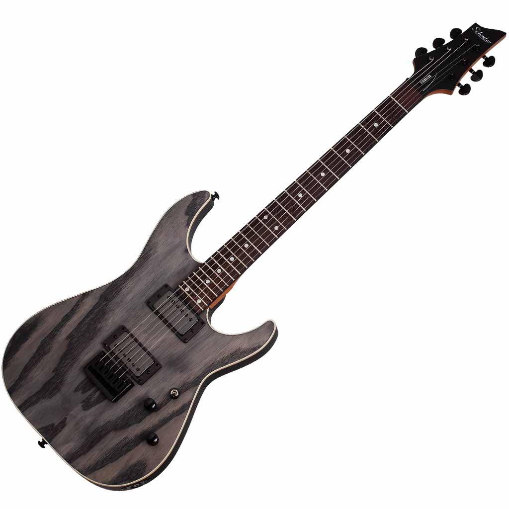 Schecter C-1 Standard Electric Guitar in Charcoal Satin