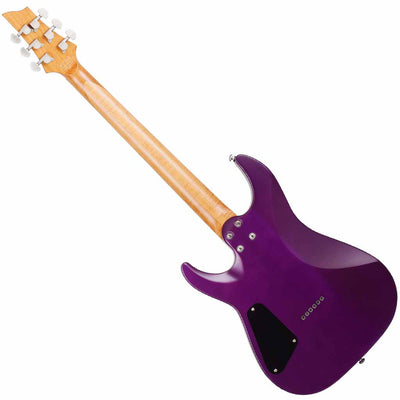 Schecter C-1 Standard Plus Electric Guitar in Transparent Purple Burst