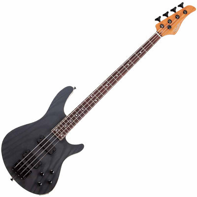 Schecter C-4 Standard 4-String Bass Guitar in Charcoal Satin
