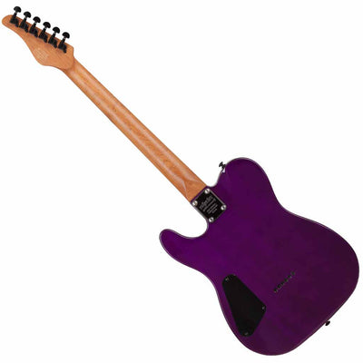 Schecter PT Standard Electric Guitar in Purple Burst Burl