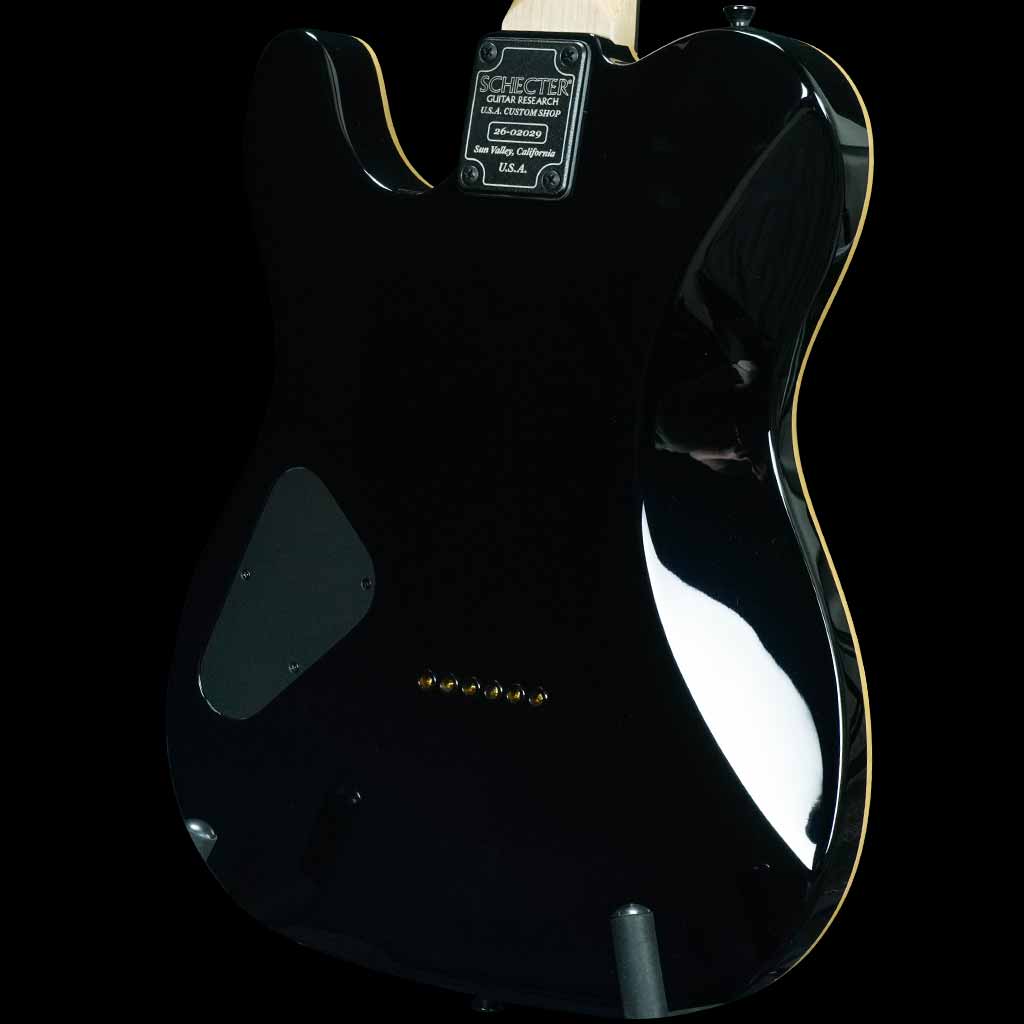 Schecter USA PT Custom Ebony Electric Guitar