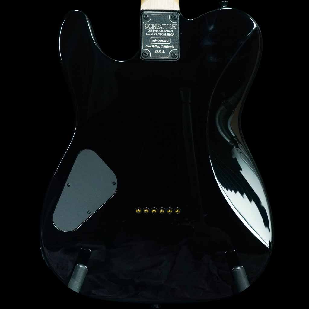 Schecter USA PT Custom Ebony Electric Guitar