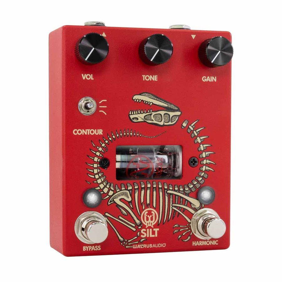 Walrus Audio Silt Harmonic Fuzz Guitar Effects Pedal in Red