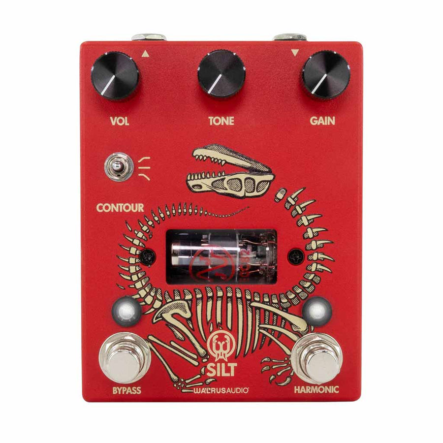 Walrus Audio Silt Harmonic Fuzz Guitar Effects Pedal in Red