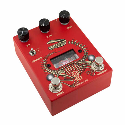 Walrus Audio Silt Harmonic Fuzz Guitar Effects Pedal in Red