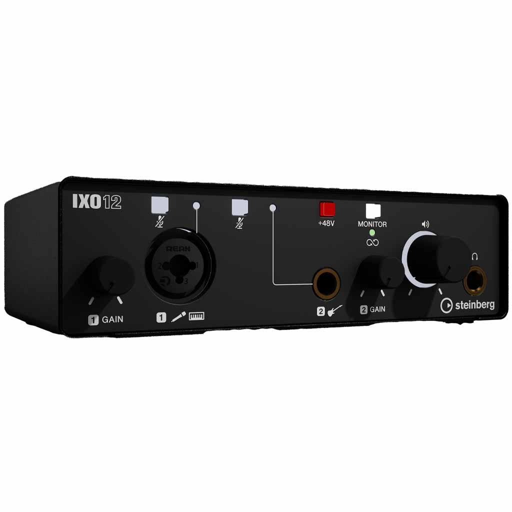 IXO12 Black DTM・DAW steinberg IXO12 BLACK Steinberg IXO12 2x2 USB