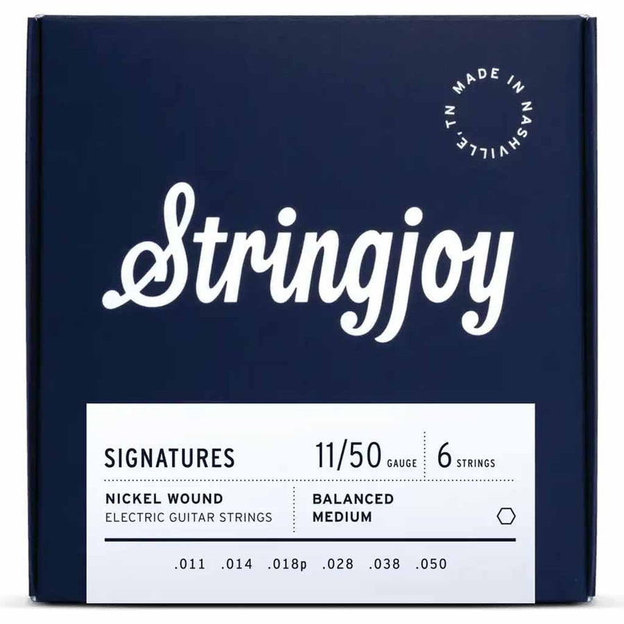 Stringjoy Signatures Balanced 11-50 Medium Gauge Electric Guitar Strings