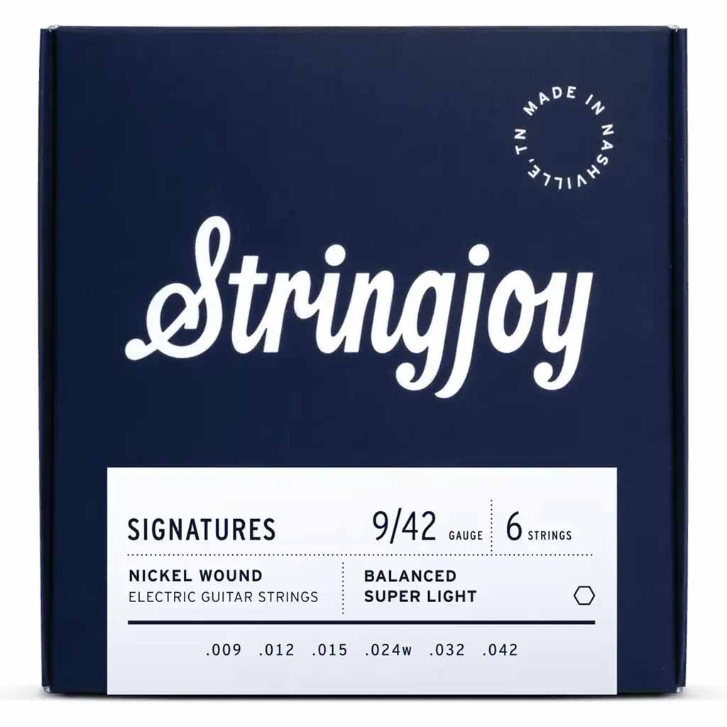 Stringjoy Signatures Balanced 9-42 Super Light Gauge Electric Guitar Strings