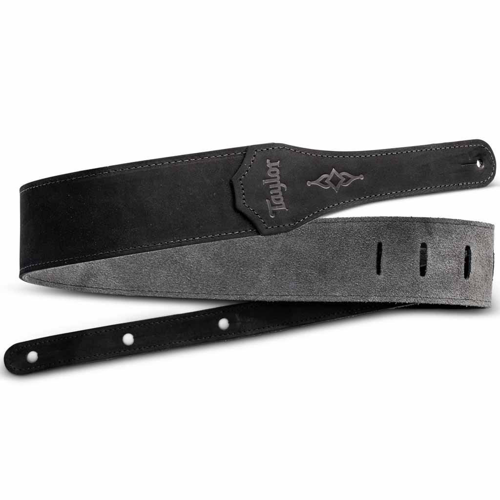 Taylor Gemstone Sanded Suede Strap Black