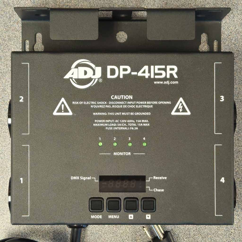 Open Box ADJ DP-415R DMX 4-Channel Dimmer/Switch Pack ADJ Lighting