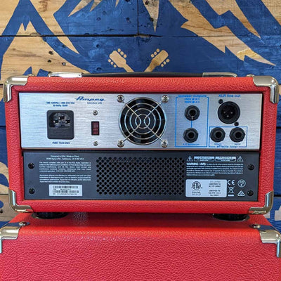 Used Ampeg Micro VR Head and SVT 210 AV Cab Limited Edition Red